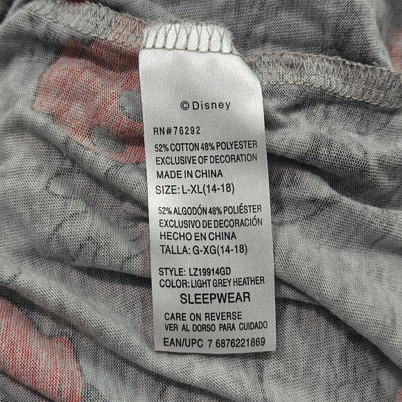 Disney Mickey Mouse All Over Print Short Sleeve Sleep Shirt Womens L-XL - Picture 3 of 4